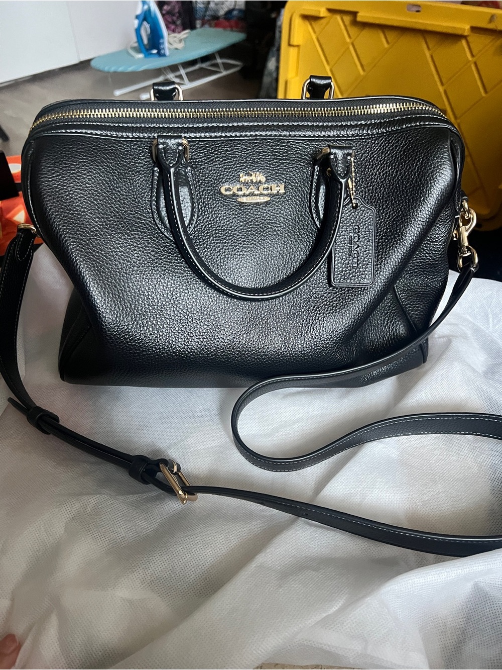 Coach Black leather Rowan